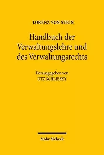 Handbuch der Verwaltungslehre und des Verwaltungsrechts cover