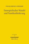 Demografischer Wandel und Familienförderung cover