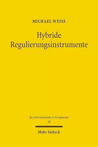 Hybride Regulierungsinstrumente cover