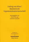 Ludwig von Mises' ökonomische Argumentationswissenschaft cover