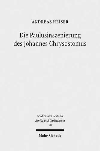 Die Paulusinszenierung des Johannes Chrysostomus cover