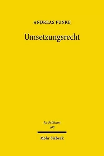 Umsetzungsrecht cover