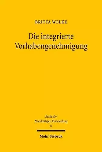 Die integrierte Vorhabengenehmigung cover