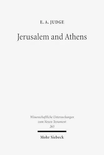 Jerusalem and Athens cover