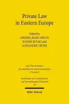 Private Law in Eastern Europe cover