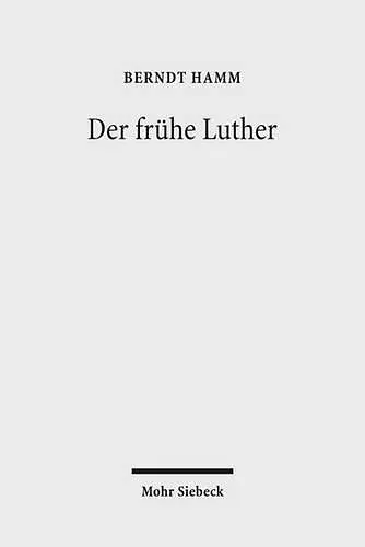 Der frühe Luther cover