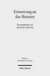 Erinnerung an das Humane cover