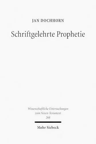 Schriftgelehrte Prophetie cover