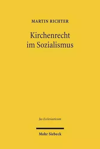 Kirchenrecht im Sozialismus cover