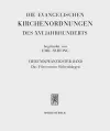 Die evangelischen Kirchenordnungen des XVI. Jahrhunderts cover