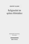 Religiosität im späten Mittelalter cover