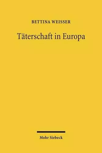 Täterschaft in Europa cover