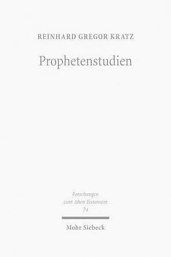 Prophetenstudien cover