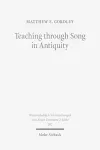 Teaching through Song in Antiquity cover