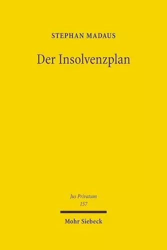 Der Insolvenzplan cover