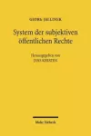 System der subjektiven öffentlichen Rechte cover