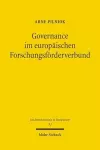 Governance im europäischen Forschungsförderverbund cover