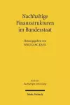 Nachhaltige Finanzstrukturen im Bundesstaat cover