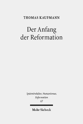 Der Anfang der Reformation cover