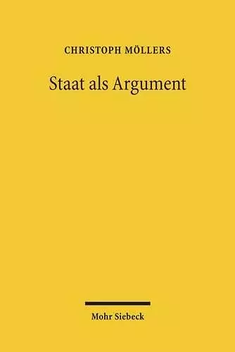 Staat als Argument cover