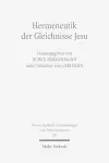 Hermeneutik der Gleichnisse Jesu cover