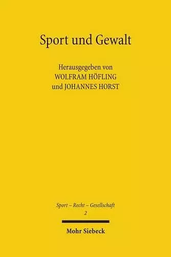 Sport und Gewalt cover