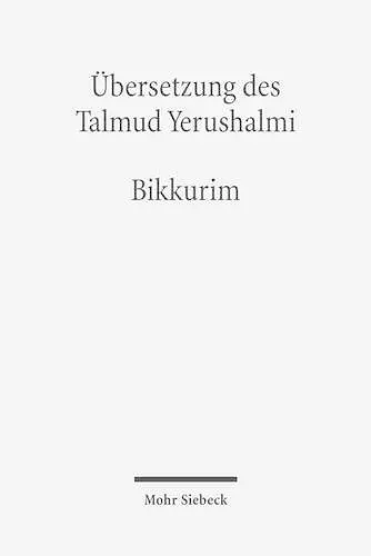 Übersetzung des Talmud Yerushalmi cover