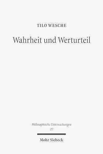 Wahrheit und Werturteil cover