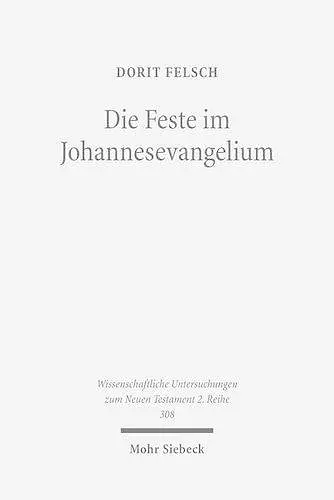 Die Feste im Johannesevangelium cover