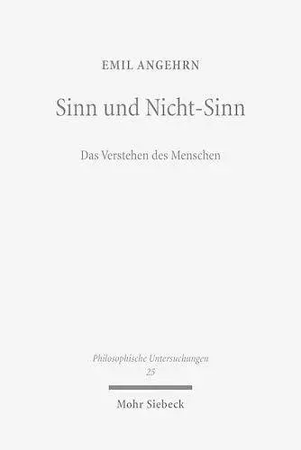 Sinn und Nicht-Sinn cover