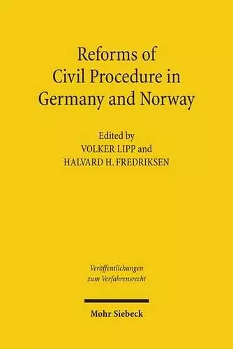 Reforms of Civil Procedure in Germany and Norway cover