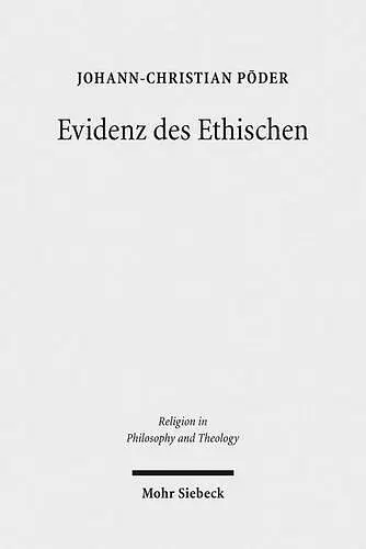 Evidenz des Ethischen cover