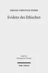 Evidenz des Ethischen cover