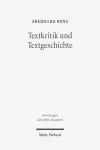 Textkritik und Textgeschichte cover