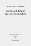 Geistliche Literatur des späten Mittelalters cover