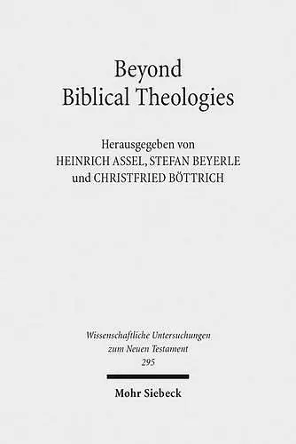 Beyond Biblical Theologies cover