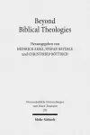 Beyond Biblical Theologies cover