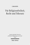 Für Religionsfreiheit, Recht und Toleranz cover