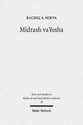 Midrash vaYosha cover