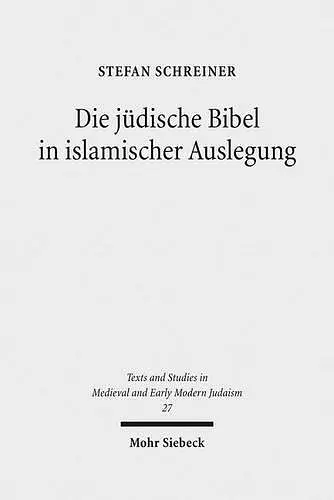 Die jüdische Bibel in islamischer Auslegung cover