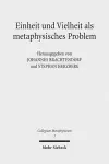 Einheit und Vielheit als metaphysisches Problem cover