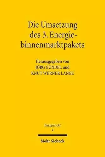 Die Umsetzung des 3. Energiebinnenmarktpakets cover