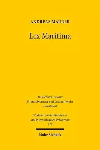 Lex Maritima cover