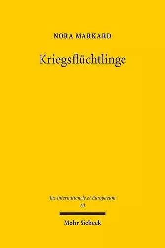 Kriegsflüchtlinge cover