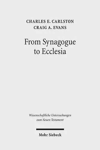 From Synagogue to Ecclesia cover