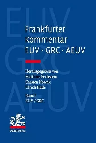 Frankfurter Kommentar zu EUV, GRC und AEUV cover