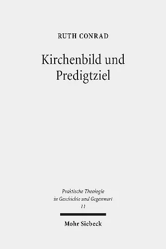 Kirchenbild und Predigtziel cover