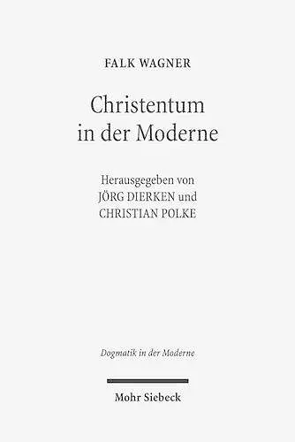 Christentum in der Moderne cover