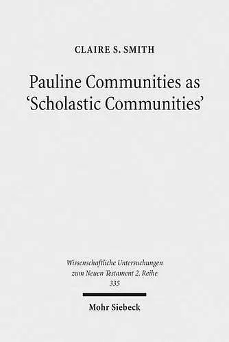 Pauline Communities as 'Scholastic Communities' cover