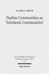 Pauline Communities as 'Scholastic Communities' cover